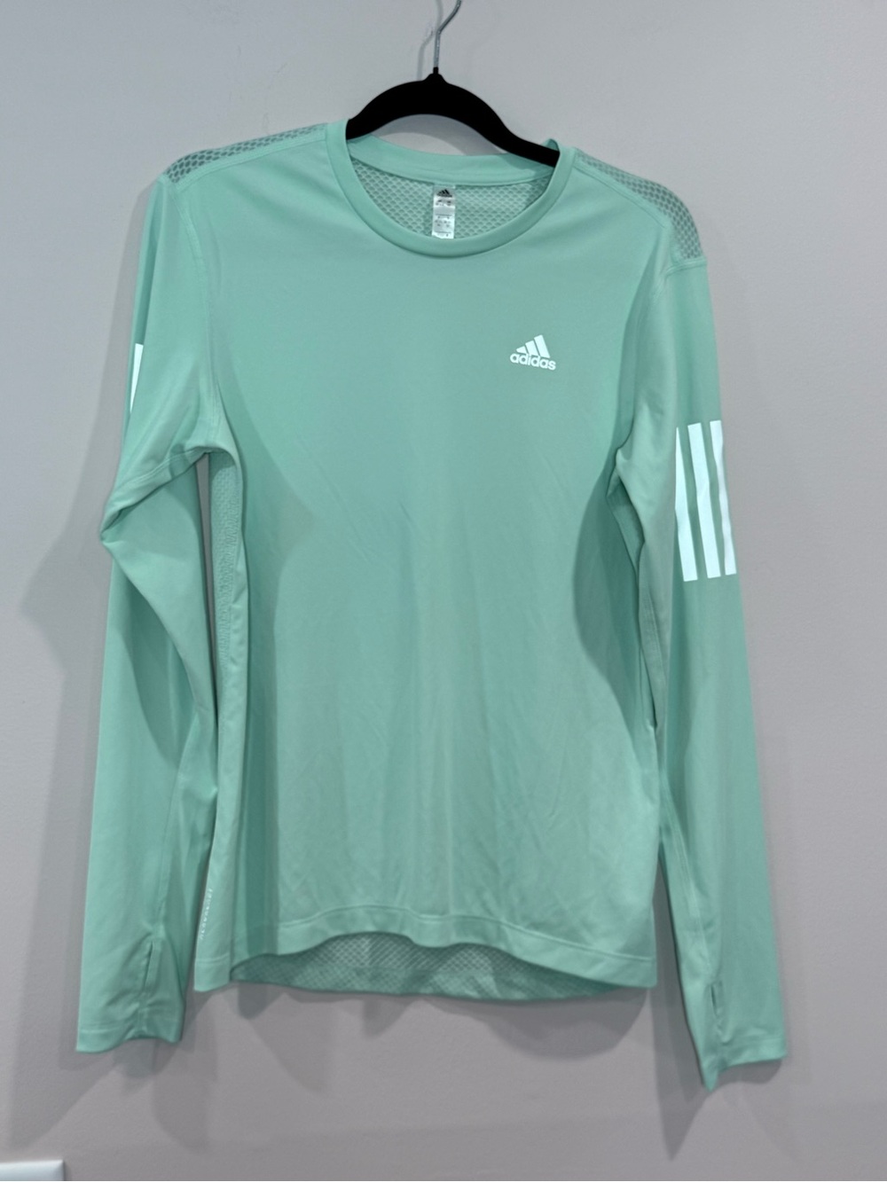 🔥Adidas Women's Mint Long-Sleeve Performance Top Size XS EC🔥